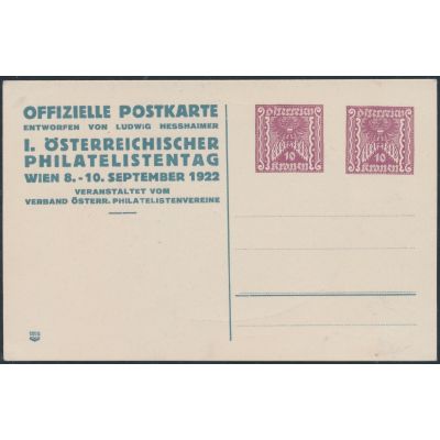 Privatpostkarte 1922