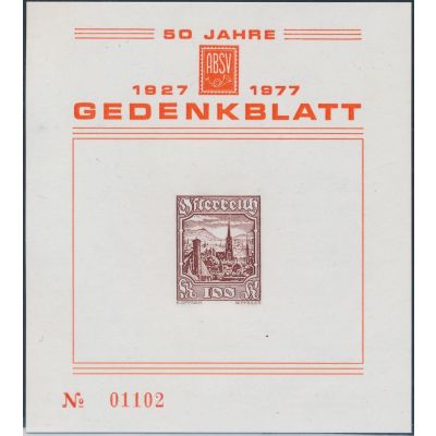 ABSV-Gedenkblatt