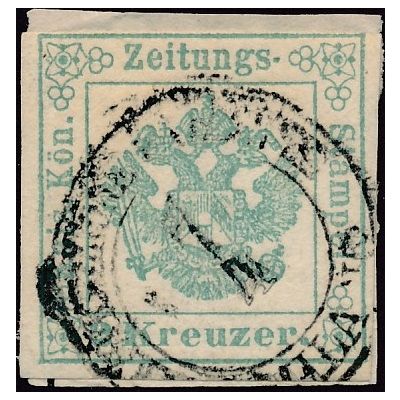 2 Kreuzer blaugrün