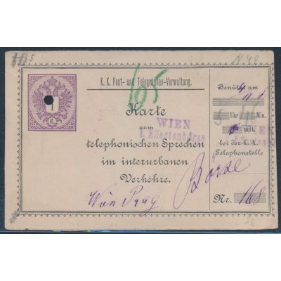 Telefon-Sprechkarte 1888