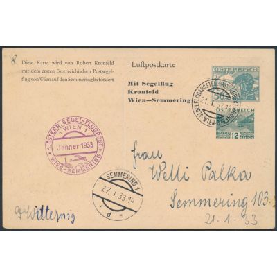 Privatpostkarte 1933