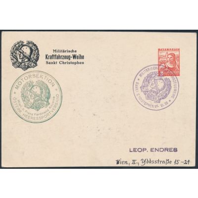 Privatpostkarte 1936