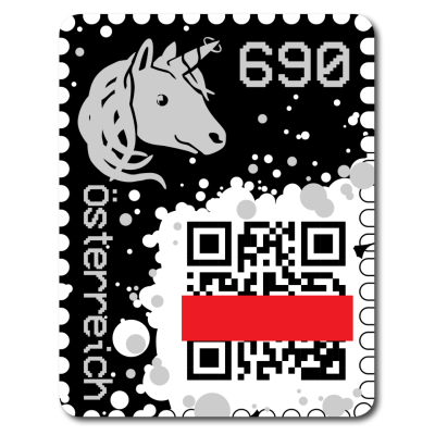 Los 1116, 1. Crypto Stamp schwarz/black