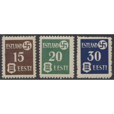 Estland, Mi 1-3 y