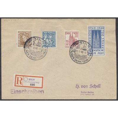 Mi 69-72 FDC