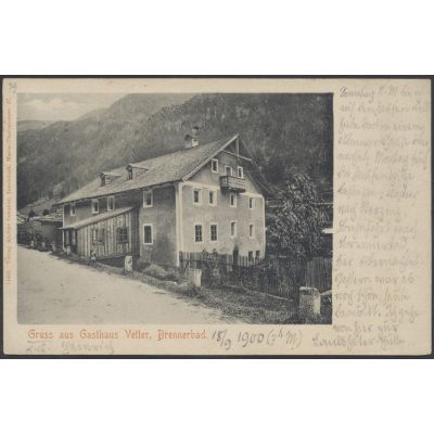 Brennerbad, Gasthaus