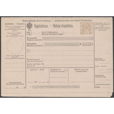 Nachnahme-Postbegleitadresse