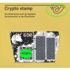 1. Crypto Stamp grün, 5 Digit