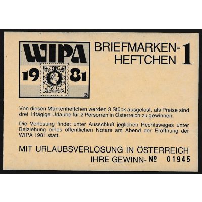 WIPA Heftchen 1981