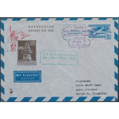 Luftpost-Umschlag "Juba"