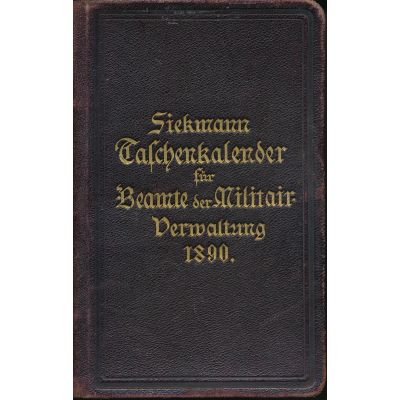 Taschenkalender 1879, Siekmann