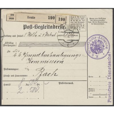 Postbegleitadresse